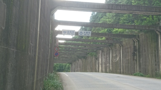 国道３６７号線、今回のハイキングコース最高地点。京都府京都市と滋賀県大津市の境界